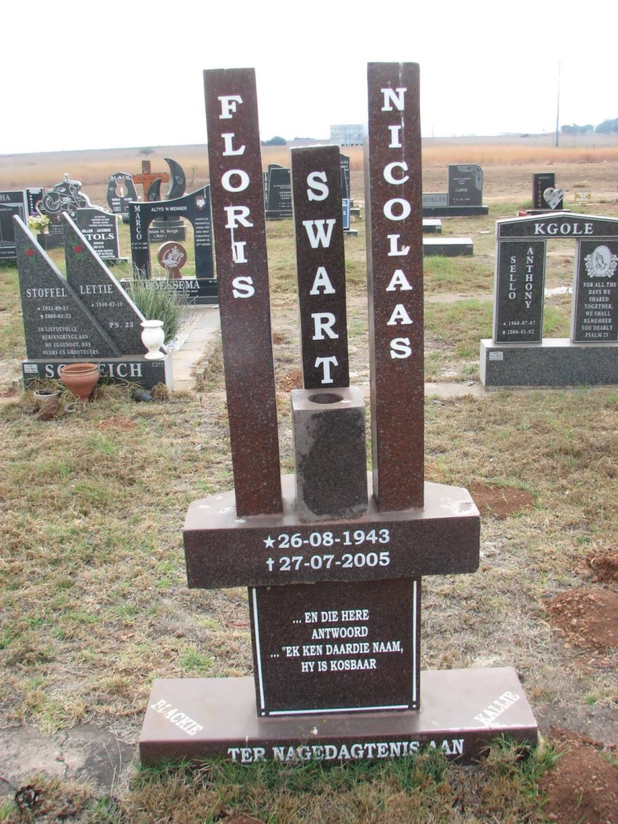SWART Floris Nicolaas 1943-2005
