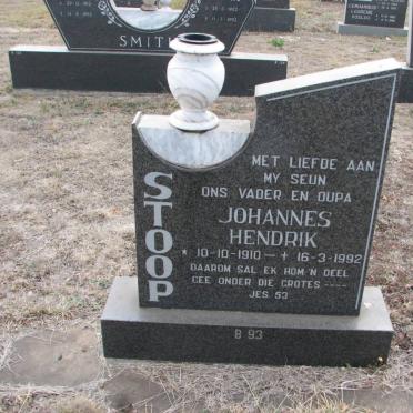 STOOP Johannes Hendrik 1910-1992