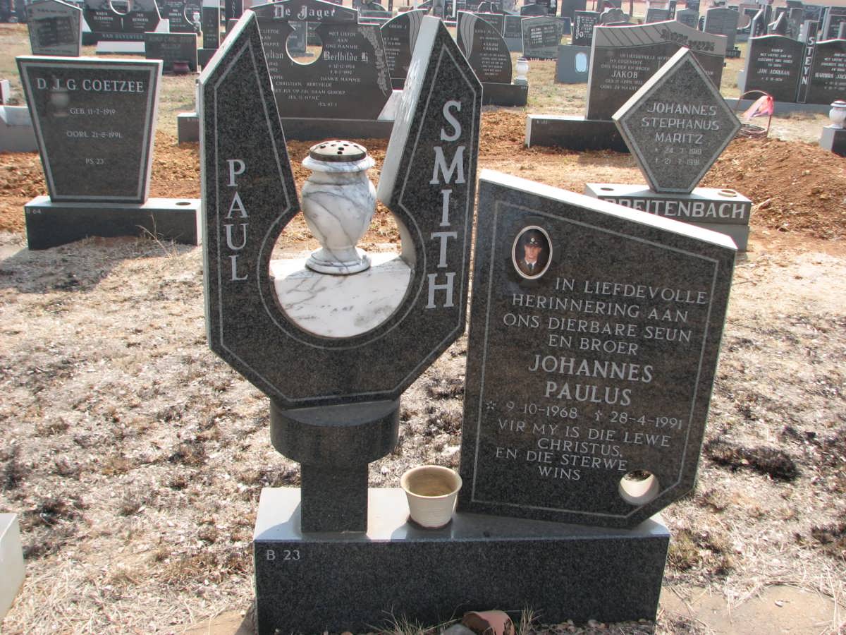 SMITH Johannes Paulus 1968-1991