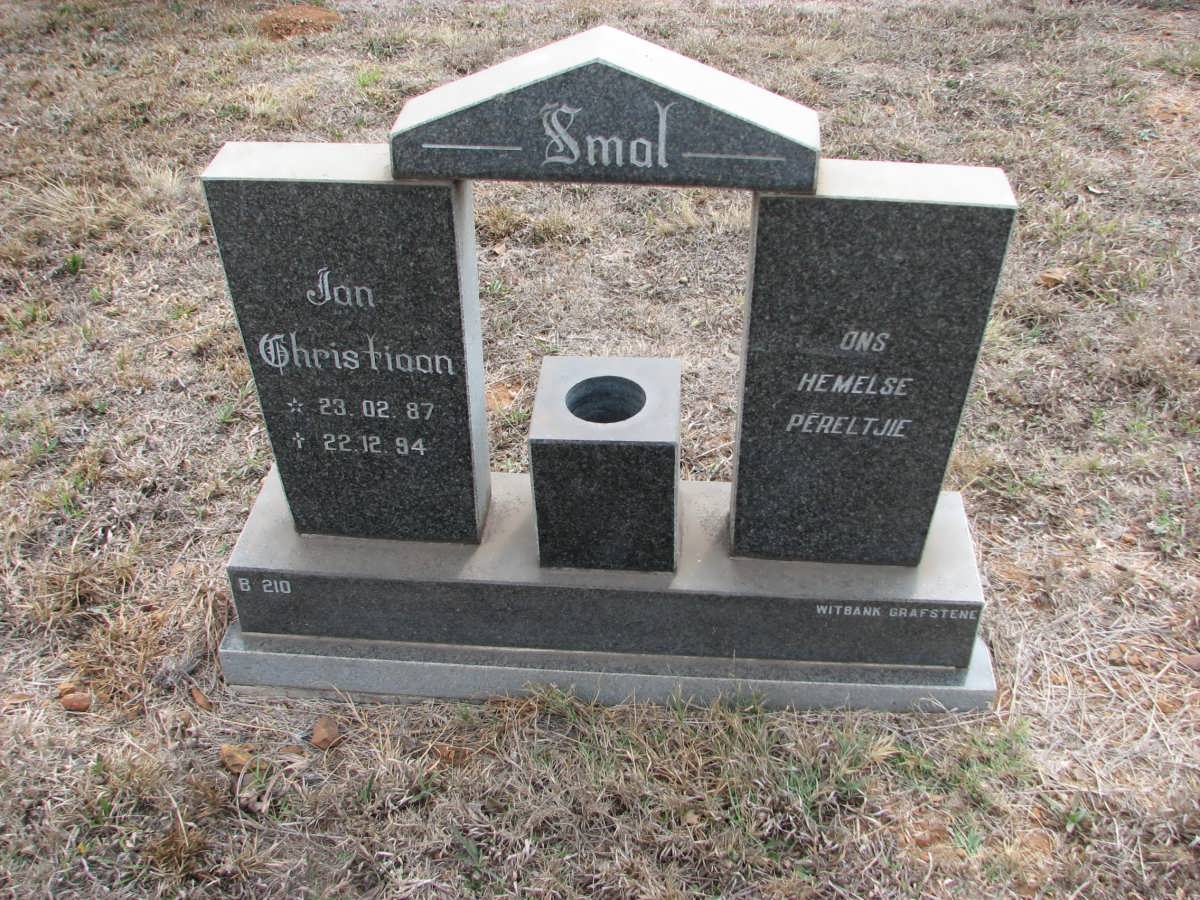 SMAL Jan Christiaan 1987-1994