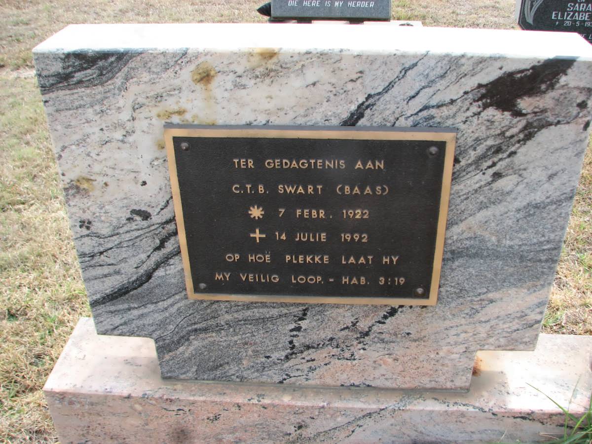 SWART C.T.B. 1922-1992