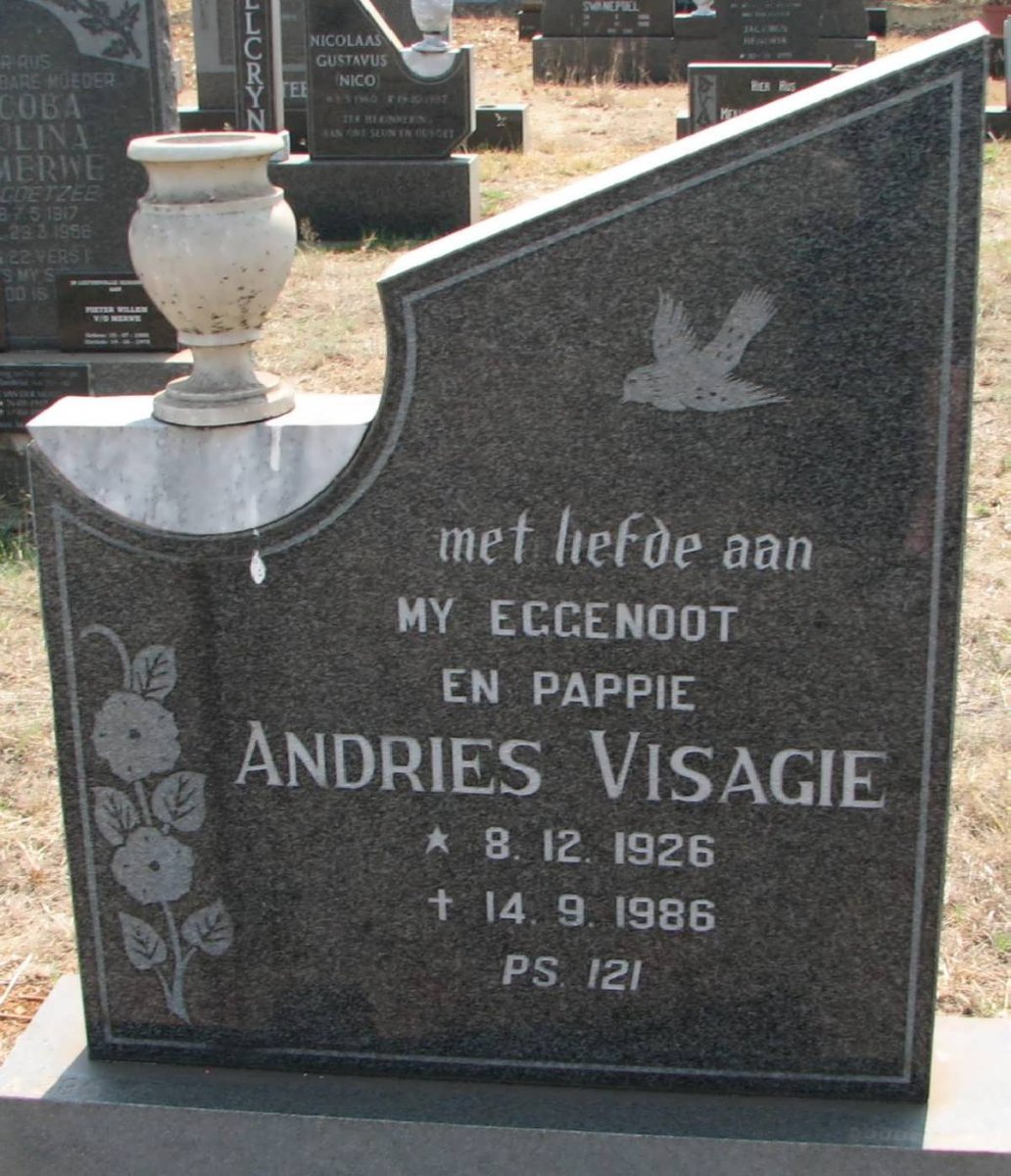 VISAGIE Andries 1926-1986