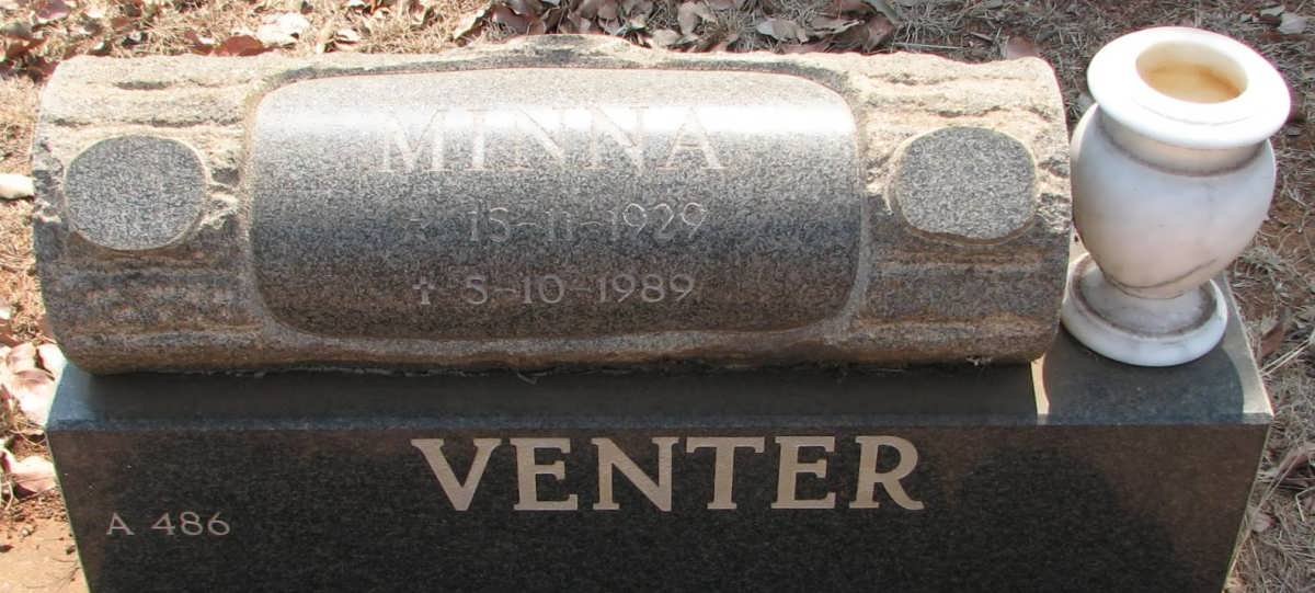 VENTER Minna 1929-1989