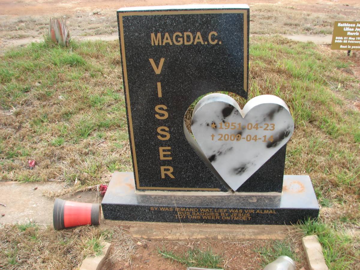 VISSER Magda C. 1951-2009