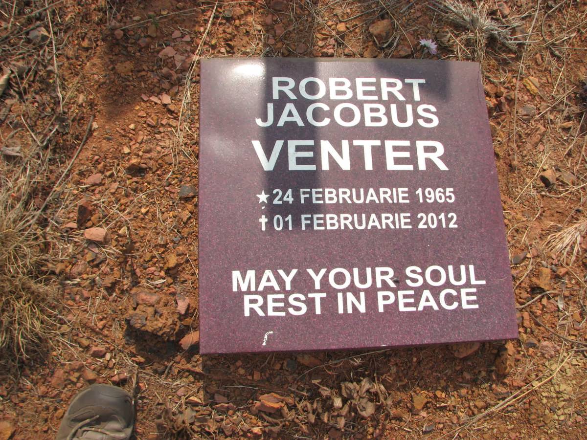 VENTER Robert Jacobus 1965-2012