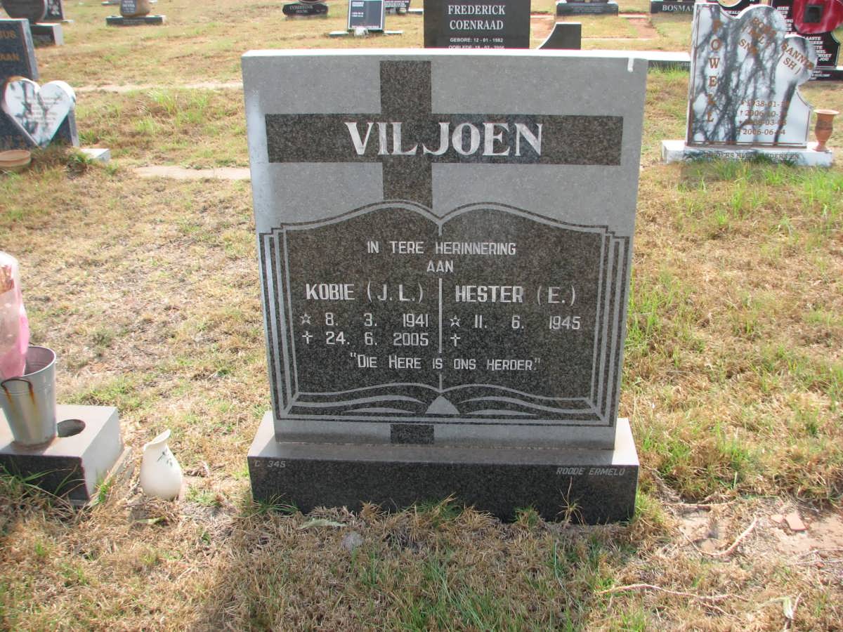 VILJOEN J.L. 1941-2005 &amp; Hester E. 1945-