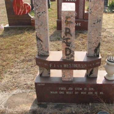 WESTHUIZEN F.J., v.d. 1957-2000
