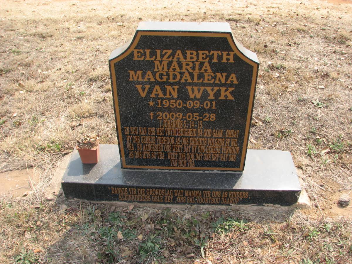 WYK Elizabeth Maria Magdalena, van 1950-2009