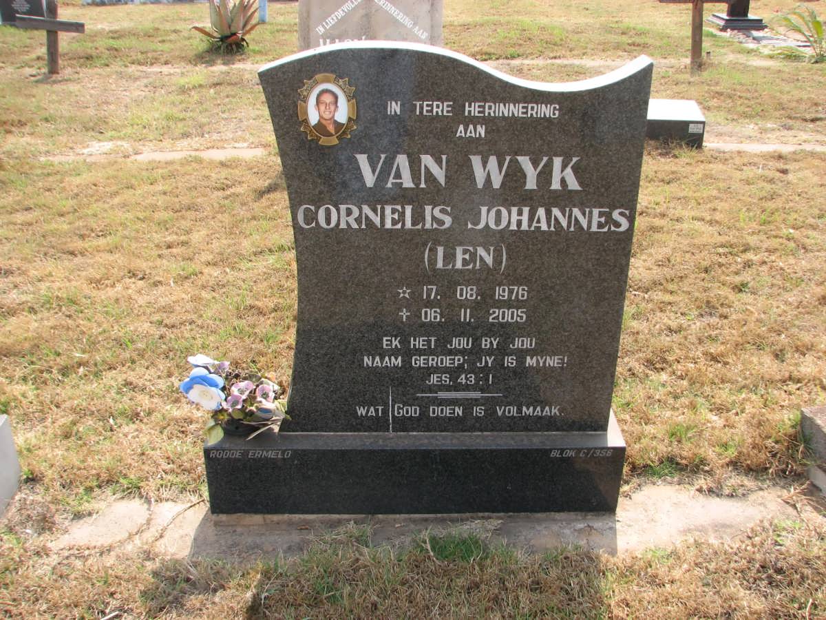 WYK Cornelis Johannes, van 1976-2005