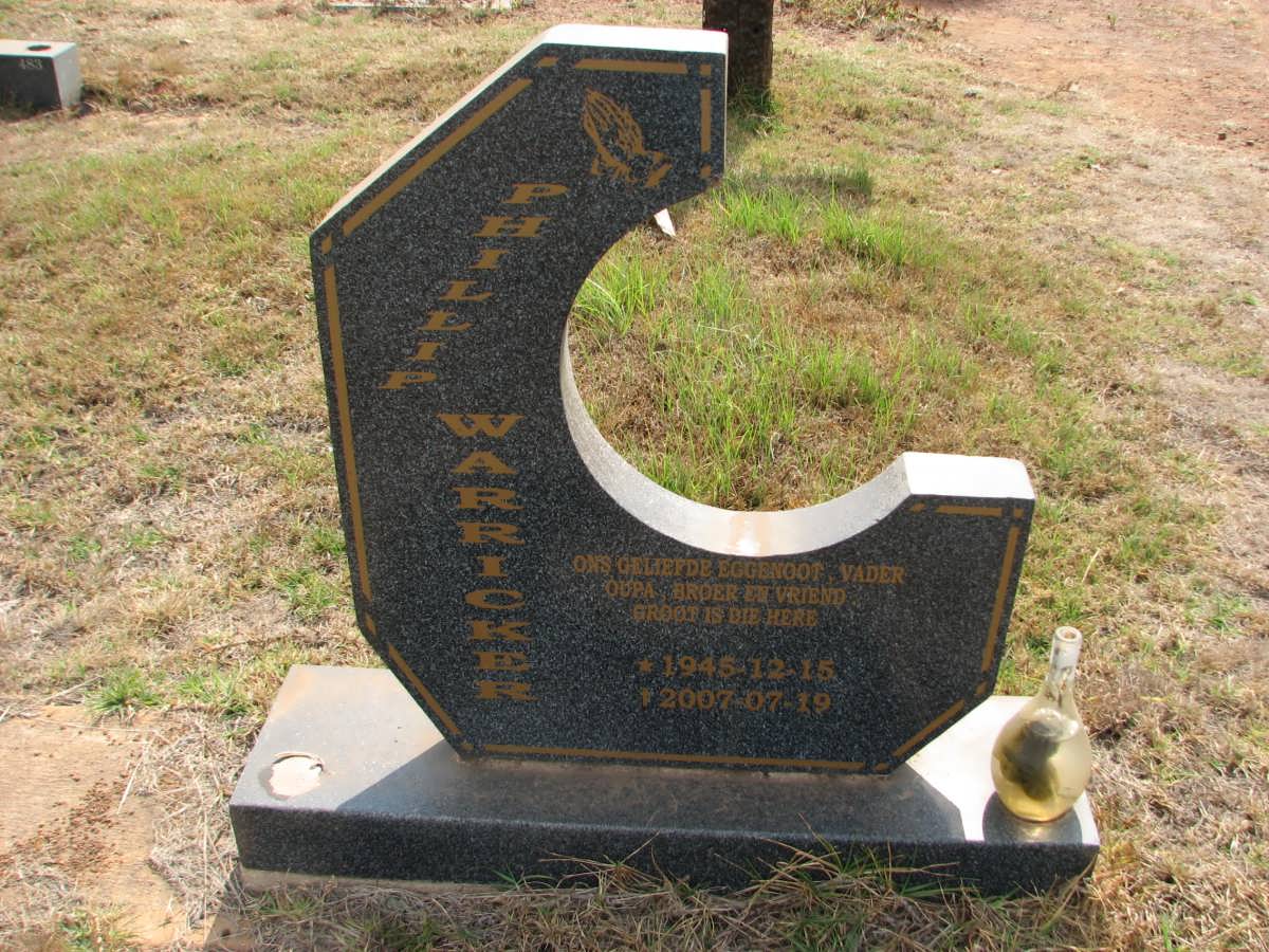 WARRICK Phillip 1945-2007