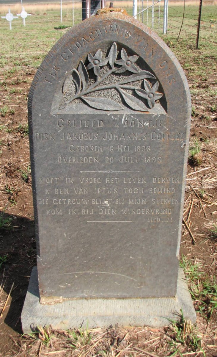 COETZEE Dirk Jakobus Johannes 1890-1899