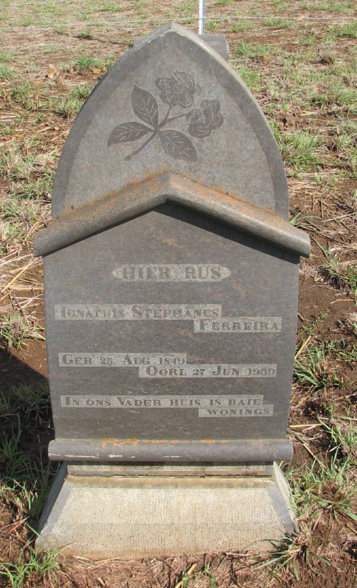 FERREIRA Ignatuis Stephanus 1849-1939