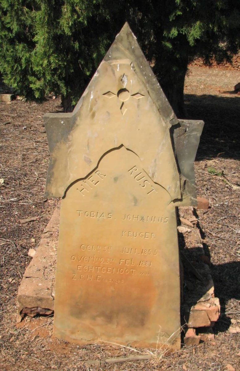 KRUGER Tobias Johannes 1855-1881