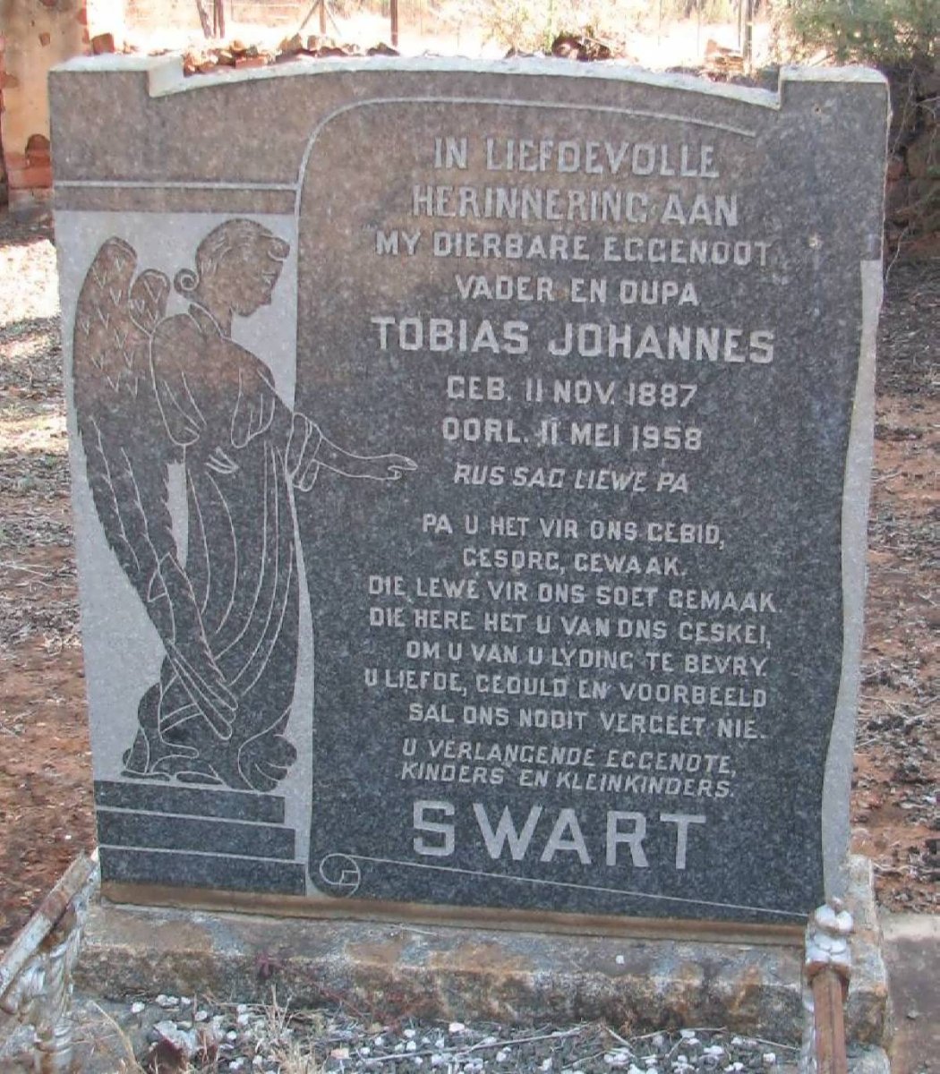 SWART Tobias Johannes 1887-1958