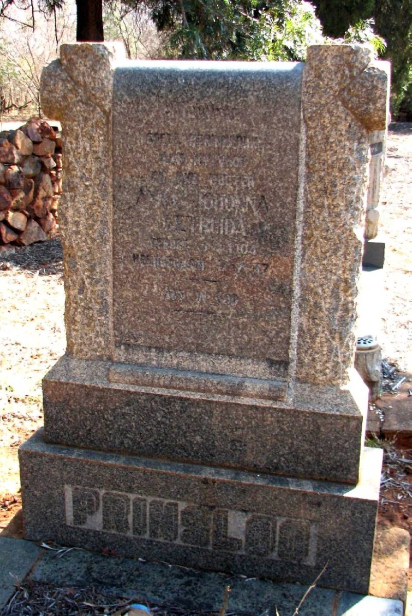 PRINSLOO Zachryda Gertruida 1904-19?7