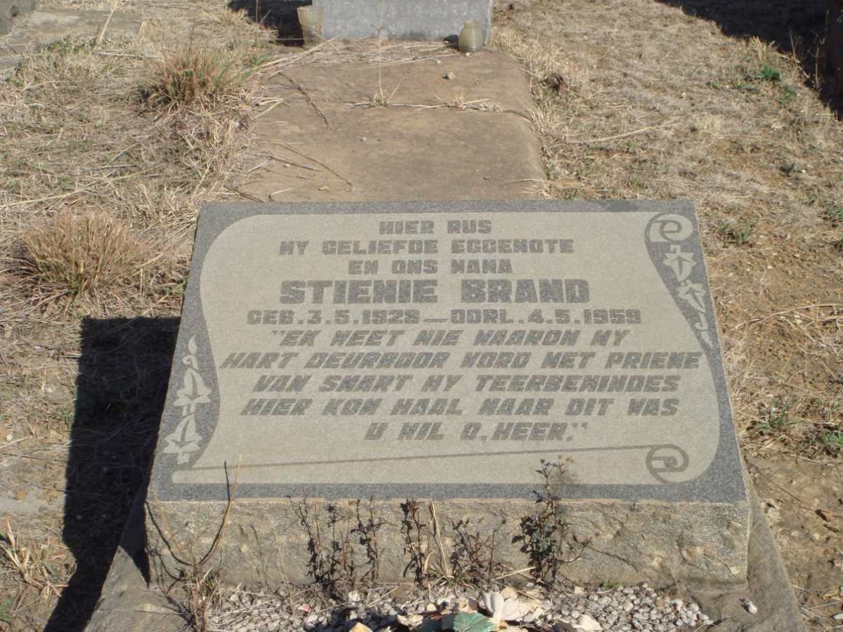 BRAND Stienie 1928-1959