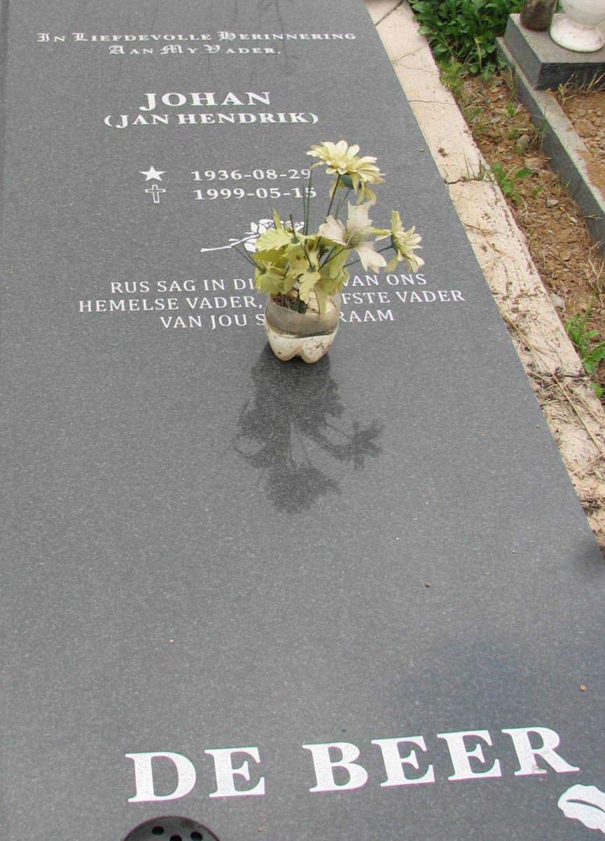 BEER Jan Hendrik, de 1936-1999
