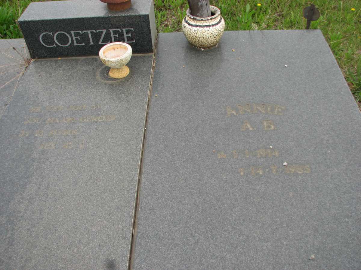 COETZEE A.B. 1914-1985