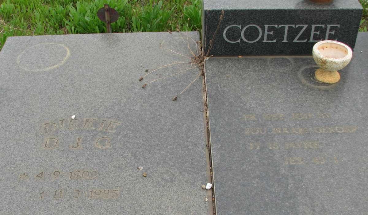 COETZEE D.J.G. 1903-1985