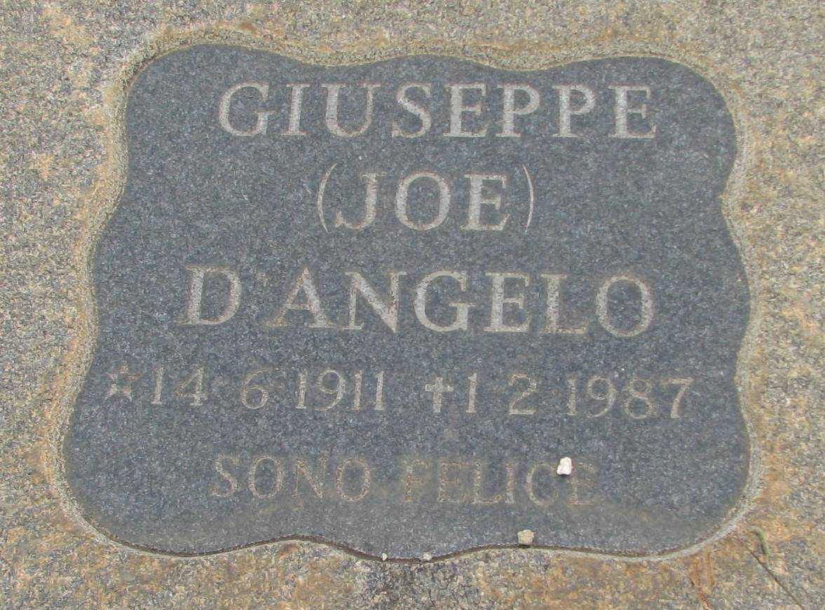 D'ANGELO Giuseppe 1911-1987