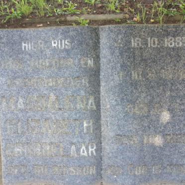 GROBBELAAR Magdalena Elizabeth nee DU BUISSON 1885-1976