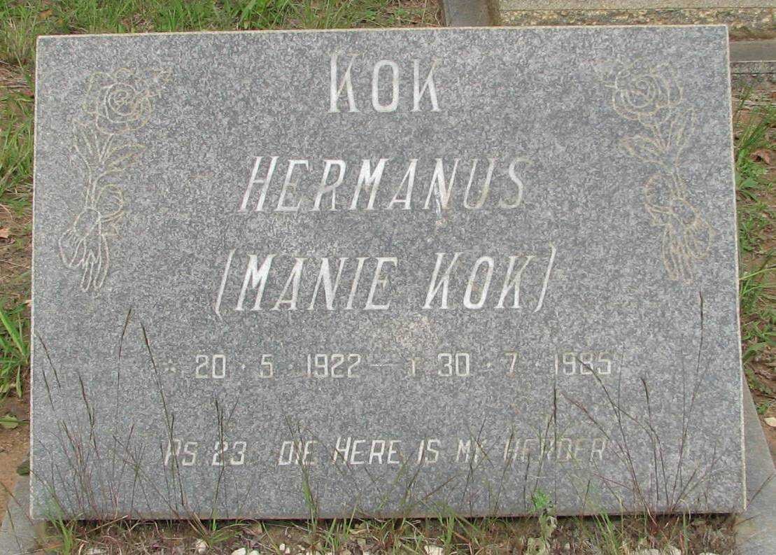 KOK Hermanus 1922-1985