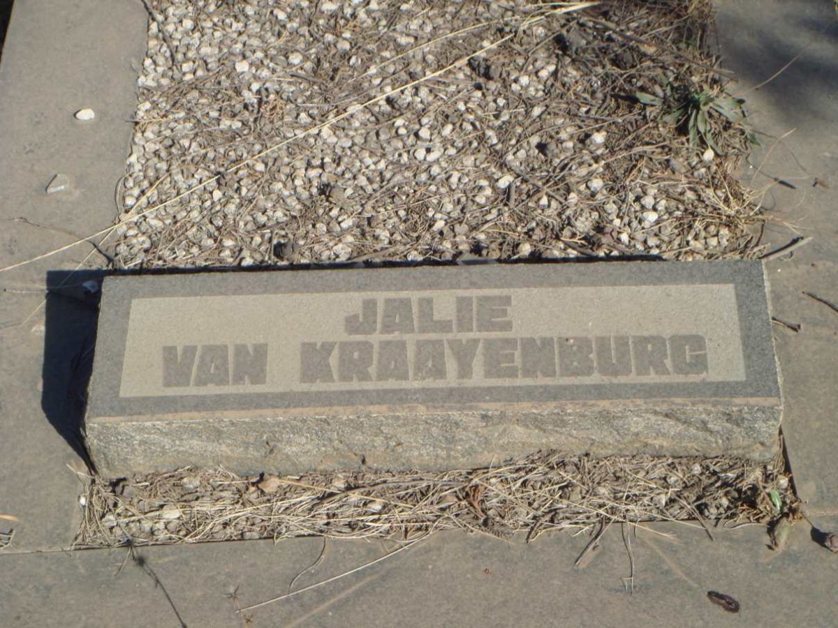 KRAAYENBURG Jalie, van