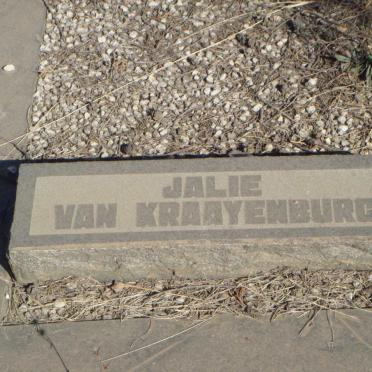 KRAAYENBURG Jalie, van