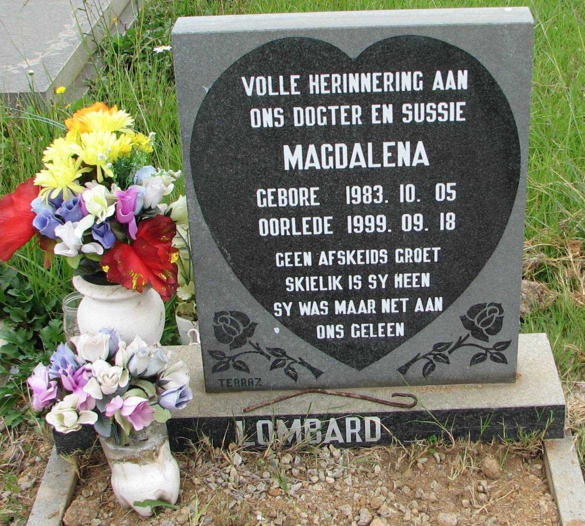 LOMBARD Magdalena 1983-1999