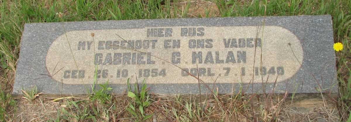 MALAN Gabriel G. 1854-1940
