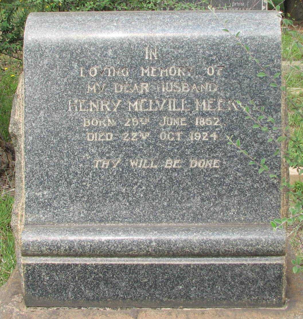 MEEK Henry Melville 1852-1924