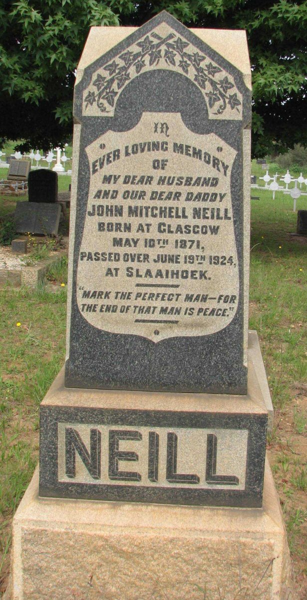 NEILL John Mitchell 1871-1924