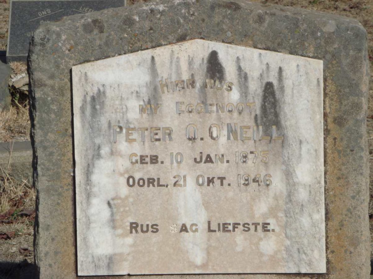 O'NEILL Peter Q. 1875-1946