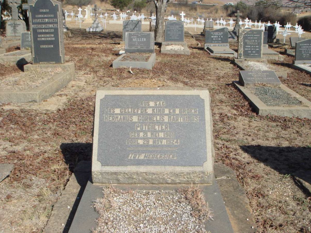 POTGIETER Hermanus Cornelis Marthinus 1901-1924