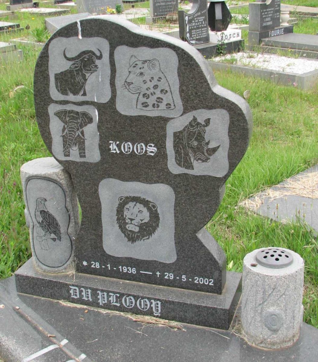 PLOOY Koos, du 1936-2002