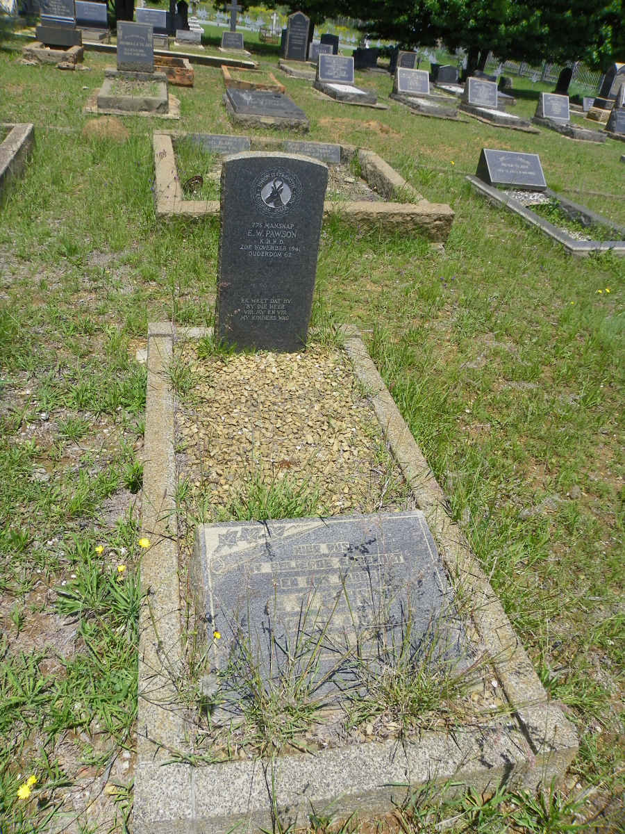 PAWSON E.W. 1879-1941