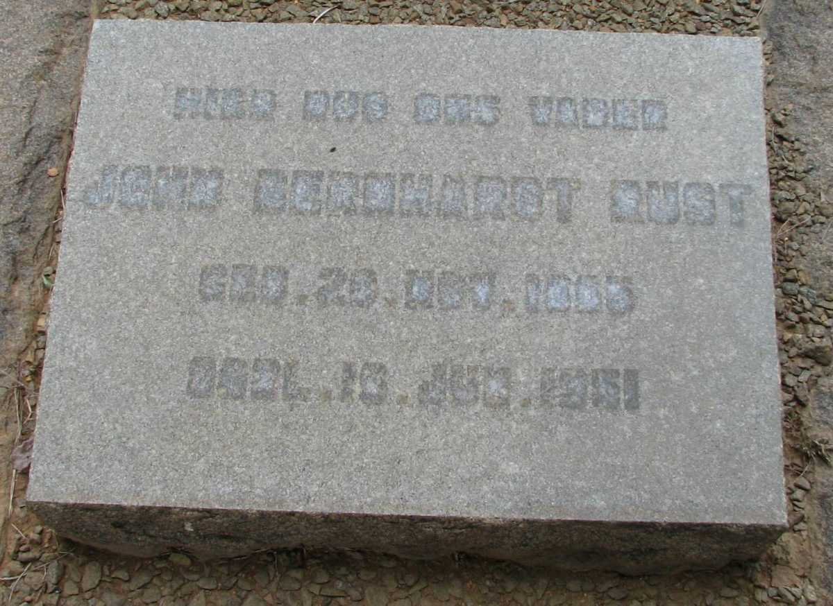 RUST John Bernhardt 1865-1951