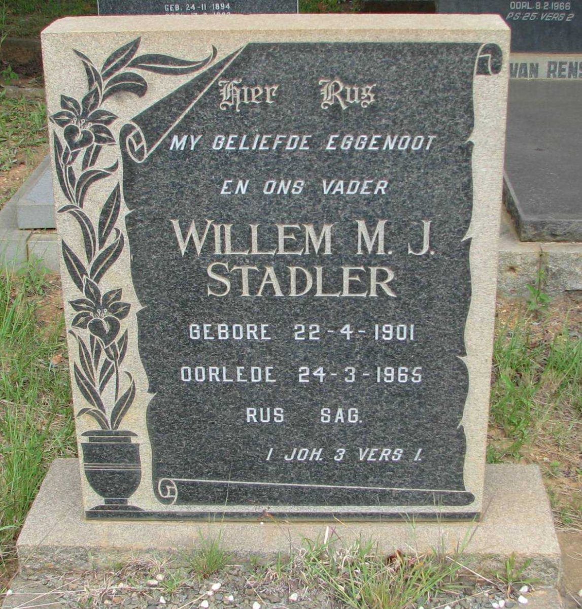 STADLER Willem M.J. 1901-1965