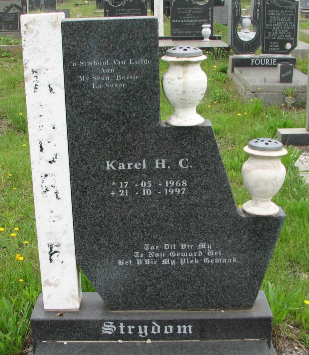 STRYDOM Karel H.C. 1968-1997
