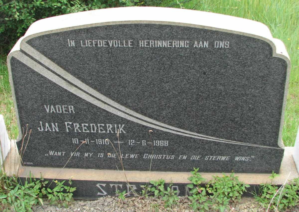 STRYDOM Jan Frederik 1910-1968