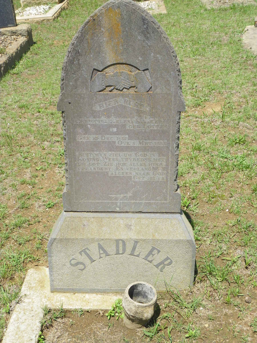 STADLER Christina Helena nee LOTTER 1867-1933 _1