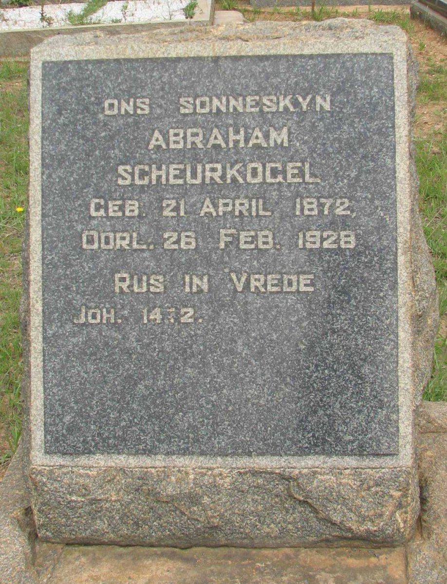 SCHEURKOGEL Abraham 1872-1928