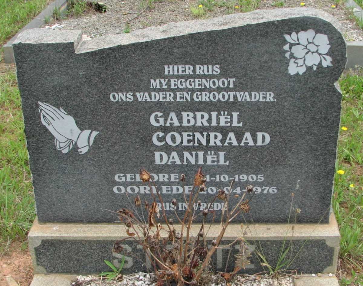 STOLTZ Gabriël Coenraad Daniël 1905-1976
