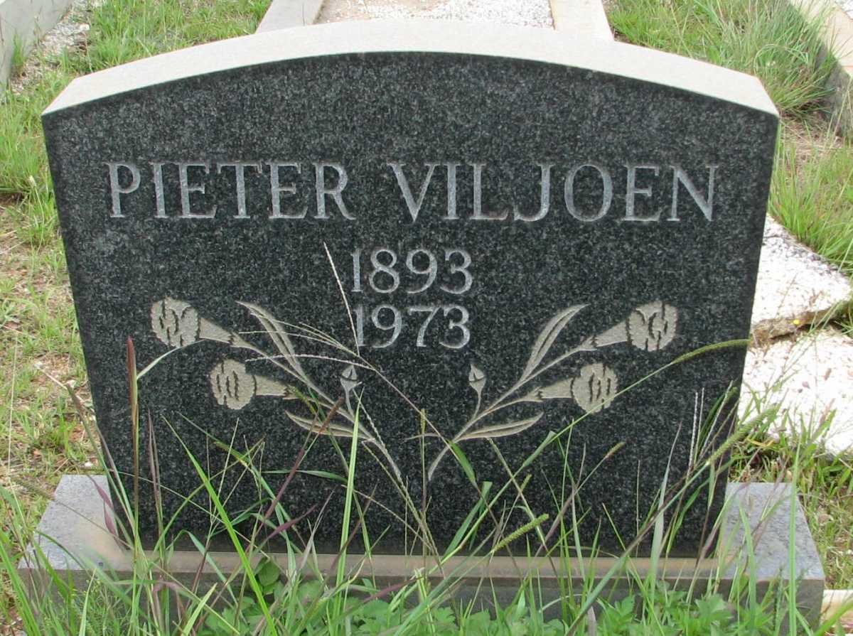 VILJOEN Pieter 1893-1973