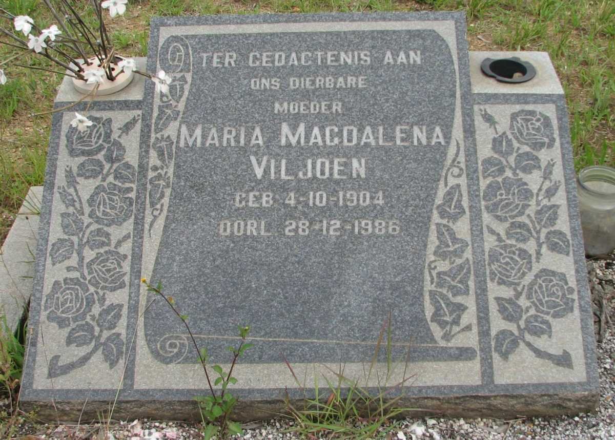 VILJOEN Maria Magdalena 1904-1986