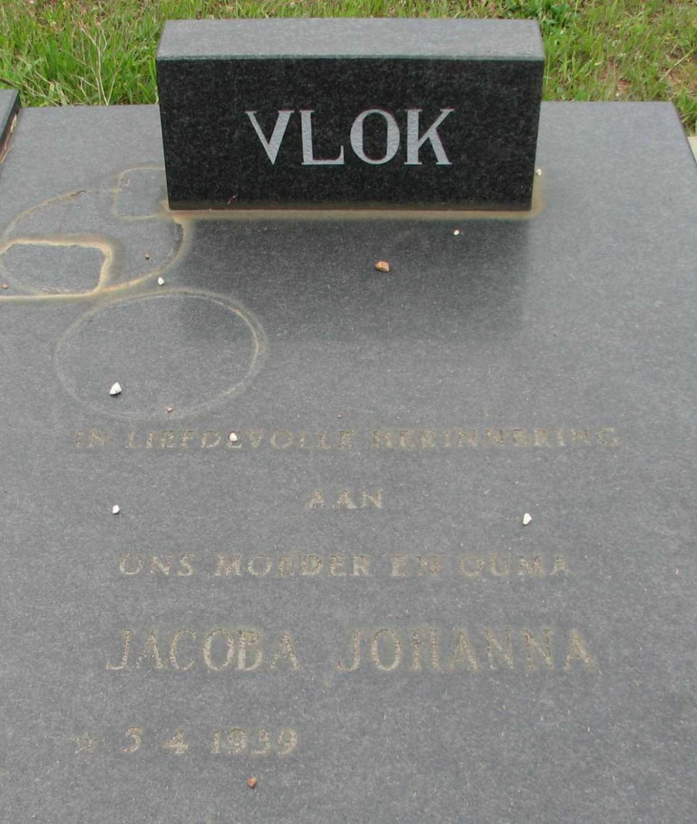 VLOK Jacoba Johanna 1939-
