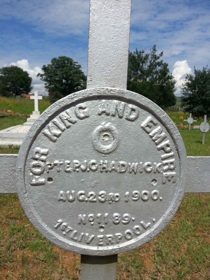 CHADWICK P.J. -1900