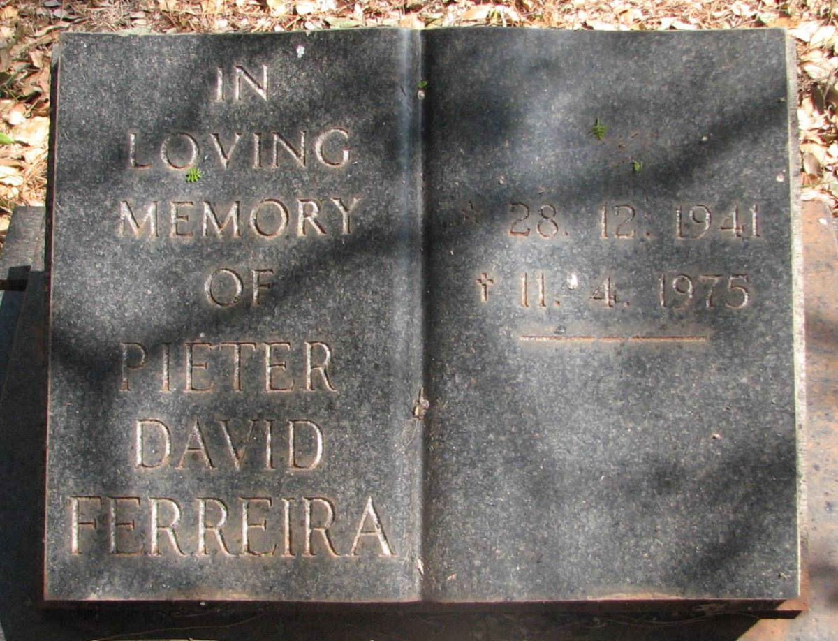 FERREIRA Pieter David 1941-1975
