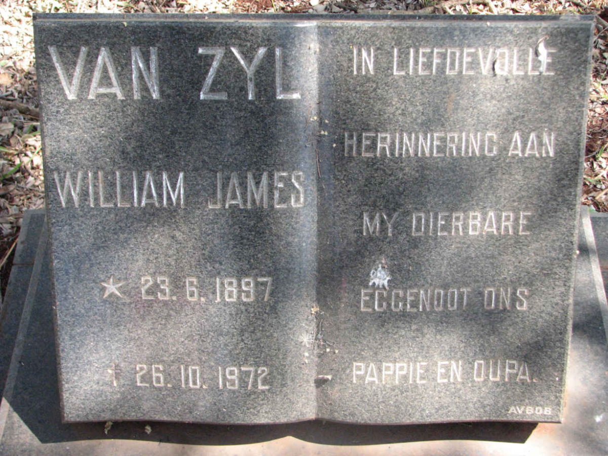 ZYL William James, van 1897-1972
