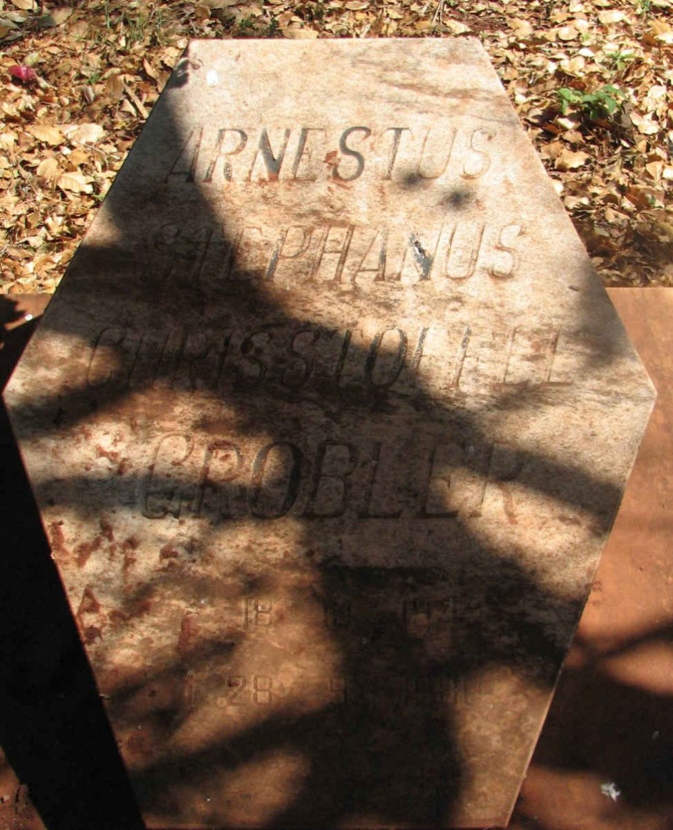 GROBLER Arnestus Stephanus Christoffel ????-????